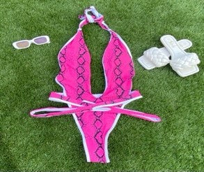 Pink Snake (One Piece Thong)